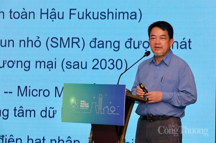 TS. Trần Chí Thành nhấn mạnh đến văn hóa an toàn trong phát triển điện hạt nhân.