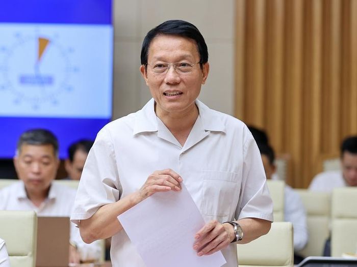 Đại tướng Lương Tam Quang, Bộ trưởng Bộ Công an, Phó Trưởng Ban Chỉ đạo phát biểu - Ảnh: VGP/Nhật Bắc