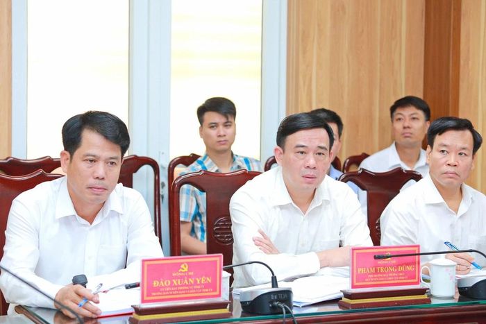 Lãnh đạo Ban Tuyên giáo và Dân vận Tỉnh ủy.