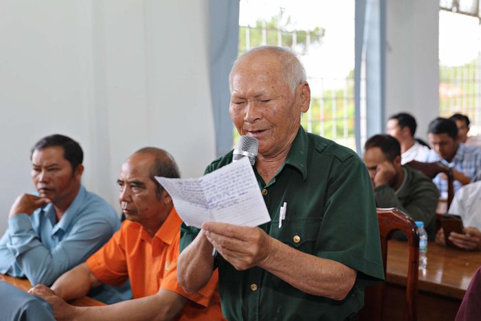 Người dân mong muốn có trường THPT để con em vùng đồng bào dân tộc thiểu số xã Tà Năng có điều kiện học tập tốt hơn