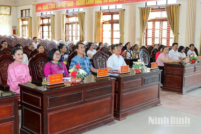 Các đại biểu dự khai mạc lớp tập huấn.