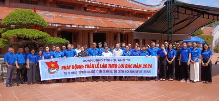 “Tuần lễ cao điểm Thanh niên làm theo lời Bác” với chủ đề “Tuổi trẻ hôm nay-Tiếp bước chân Người”, diễn ra từ ngày 12-19/5 - Ảnh: H.Đ