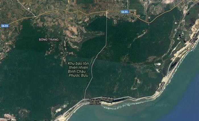 Tỷ lệ phủ xanh tại Khu bảo tồn thiên nhiên Bình Châu - Phước Bửu.