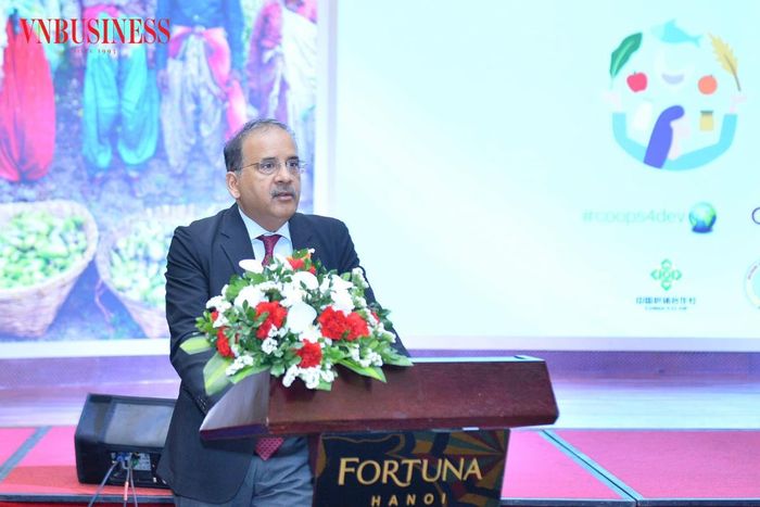 Mr. Balasubramanian Iyer, ICA-AP Regional Director delivers remarks at the conference.