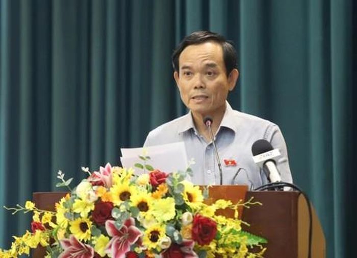 Bí thư Thành ủy TPHCM Trần Lưu Quang phát biểu