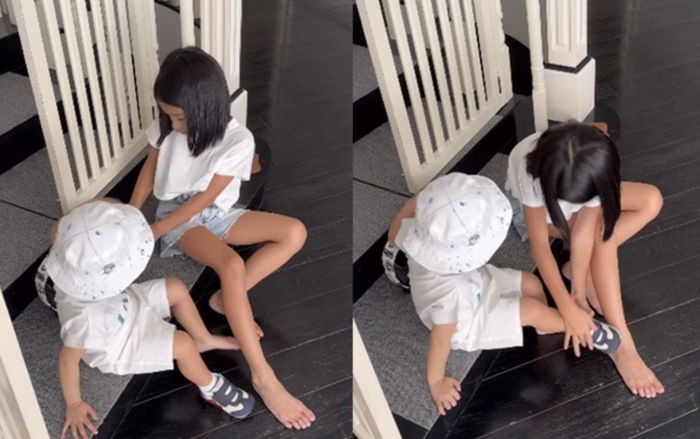 Tăng Thanh Hà đôi khi chia sẻ hình ảnh các con trên trang cá nhân.