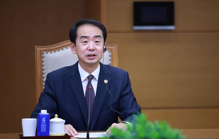 Ông Hà Vĩ, Đại sứ Trung Quốc tại Việt Nam phát biểu