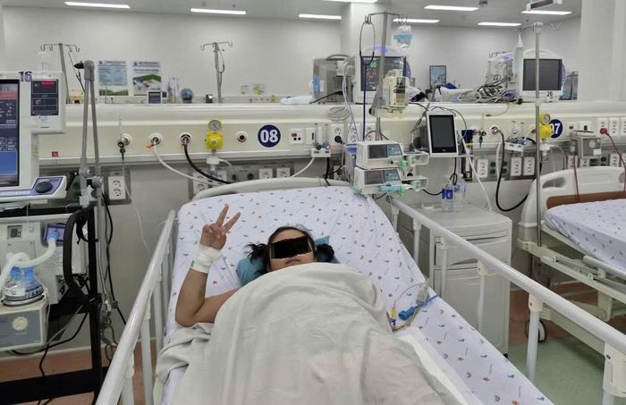 Bệnh nhi đã qua giai đoạn nguy kịch - Ảnh BVCC