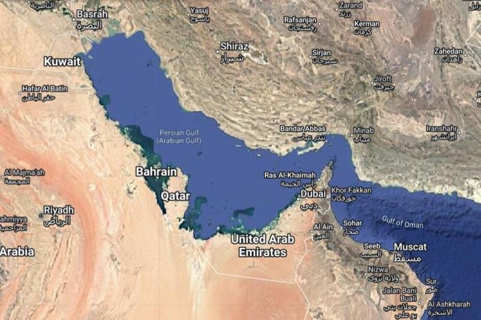 Bản đồ Vịnh Ba Tư và eo biển Hormuz. Ảnh: Google Maps