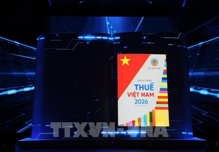 Ra mắt Sách trắng Thuế Việt Nam 2026. Ảnh: Phạm Hậu - TTXVN