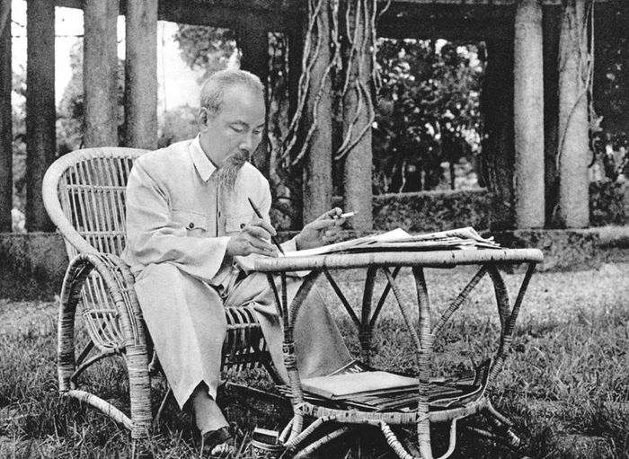 Chủ tịch Hồ Chí Minh. Ảnh tư liệu