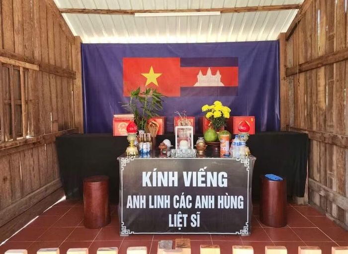 Nơi chăm sóc các hài cốt liệt sĩ tại Campuchia.