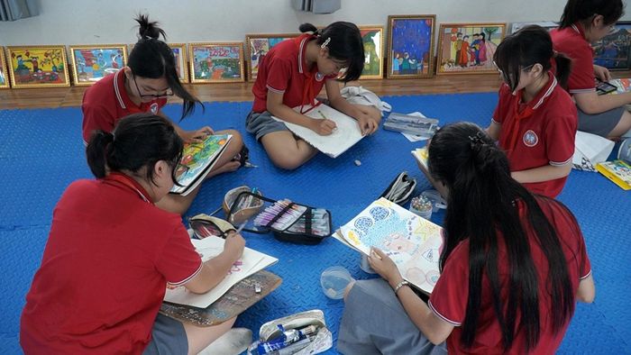 Phòng học Mỹ thuật của Trường THCS Lê Quý Đôn