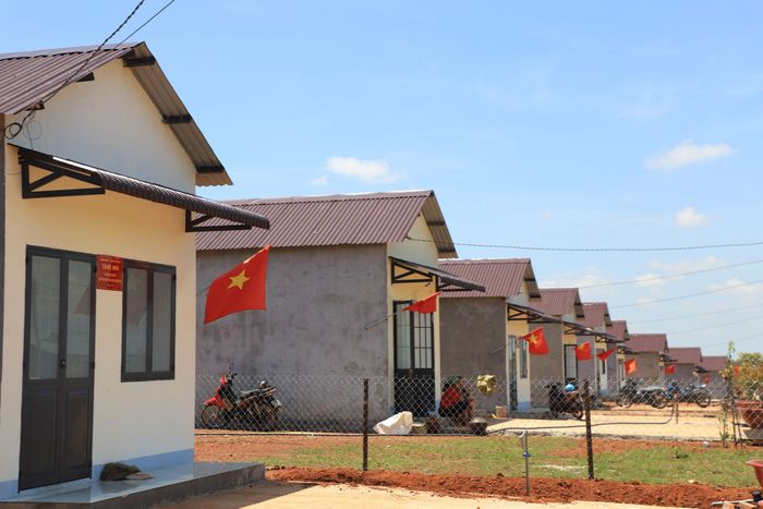 Những căn nhà kiên cố đã được bàn giao để người dân sử dụng từ cuối tháng 4/2026