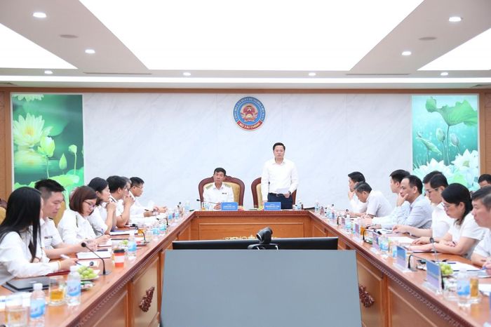Thứ trưởng Nguyễn Đức Tâm phát biểu. Ảnh: Đức Minh