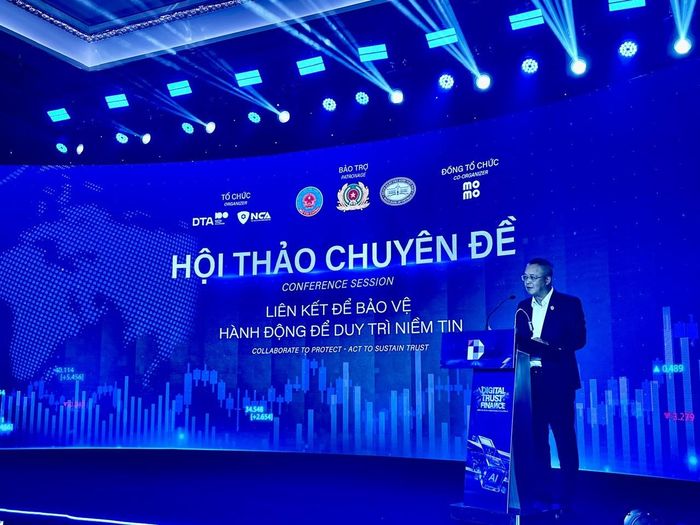 Ông Bùi Hoàng Hải - Phó Chủ tịch Ủy ban Chứng khoán Nhà nước phát biểu tại Hội thảo.