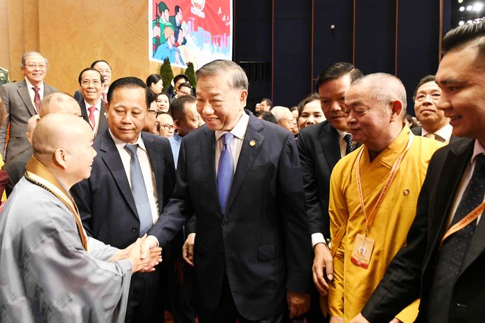 Tổng Bí thư, Chủ tịch nước Tô Lâm với các đại biểu. Ảnh: Lâm Hiển