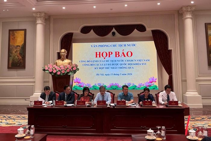 Họp báo công bố Lệnh của Chủ tịch nước về 9 luật