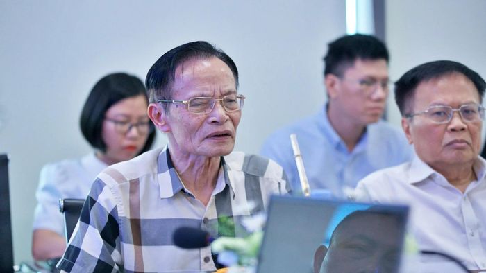  TS Lê Xuân Nghĩa, nguyên Phó Chủ tịch Ủy ban Giám sát Tài chính quốc gia. Ảnh: CẨM HÀ 