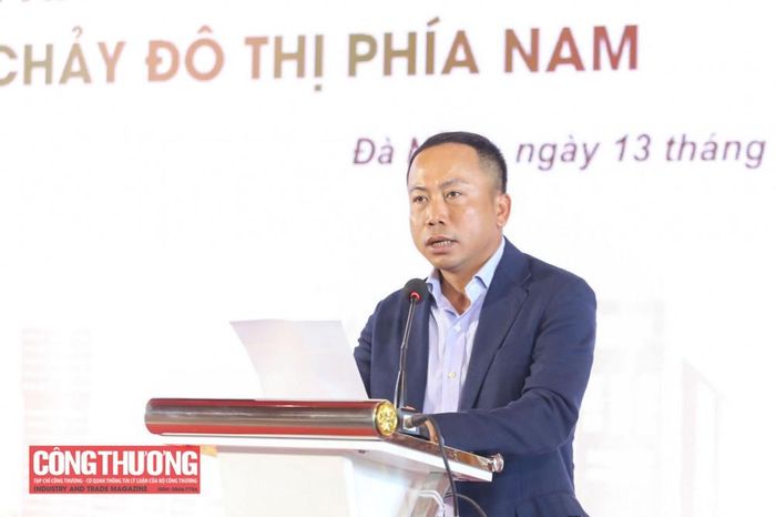 Ông Phạm Đức Sơn - Tổng biên tập Tạp chí Nhà đầu tư phát biểu tại Hội thảo.