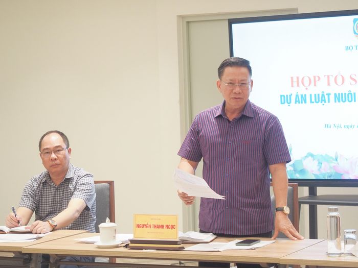 Thứ trưởng Bộ Tư pháp Nguyễn Thanh Ngọc kết luận cuộc họp