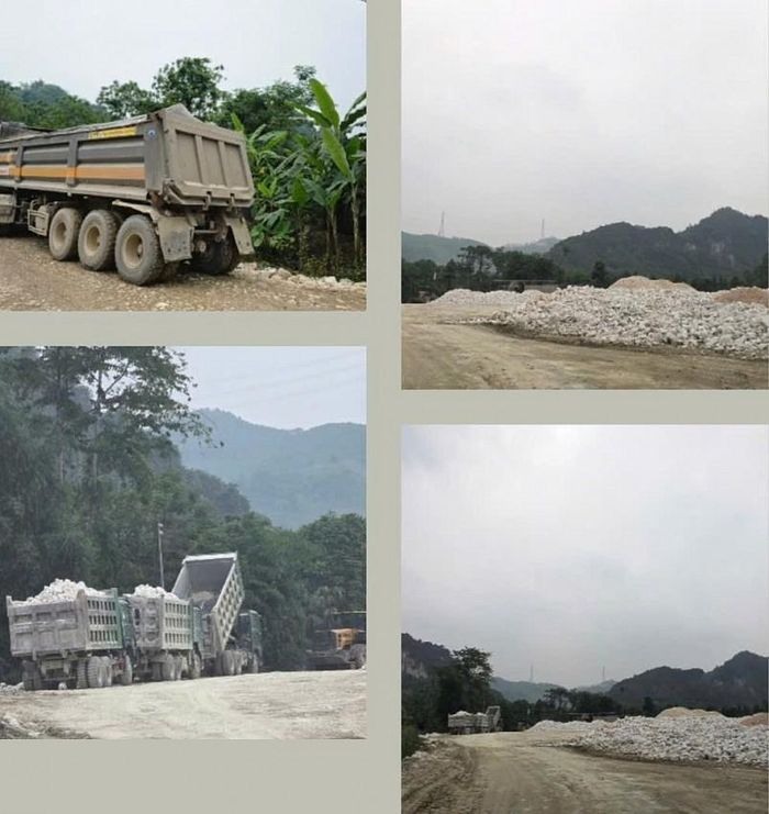 Dù lệnh cấm đã được ban hành từ lâu, bãi tập kết của Công ty Cổ phần khoáng sản Marble Việt Nam vẫn tấp nập phương tiện ra vào, máy móc vẫn hoạt động bền bỉ như chưa hề có sự can thiệp của chính quyền.
