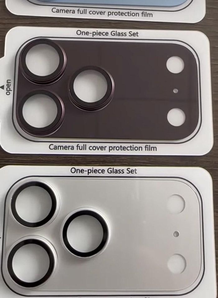 Hình ảnh được cho là nắp bảo vệ camera iPhone 18 Pro Max. Ảnh: Yeux1122 /Weibo
