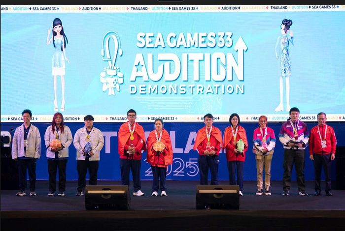 Audition giành chức vô địch bộ môn Audition tại SEA Games 33. Ảnh: VTC