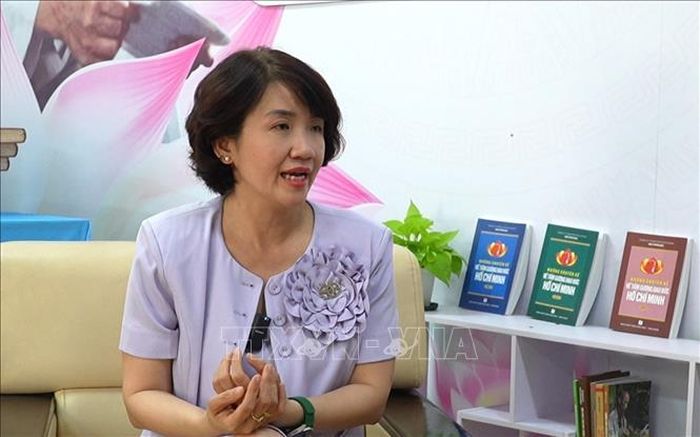 Tiến sỹ Đinh Thị Thanh Nga, Trưởng bộ môn Luật hành chính - hình sự, khoa Luật, trường Đại học Sài Gòn. Ảnh: Hữu Duyên/TTXVN