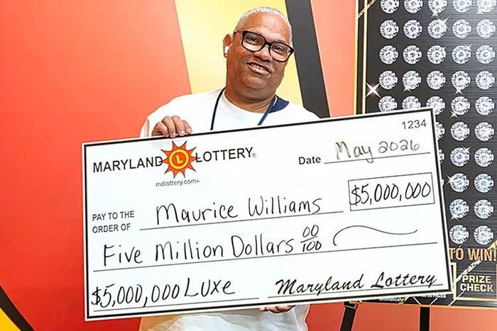 Maurice Williams trúng độc đắc 5 triệu USD (hơn 131 tỷ đồng). Ảnh: People