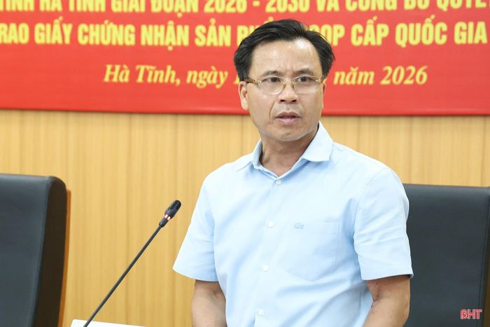 Giám đốc Sở NN&amp;MT Lê Ngọc Huấn thông tin một số nội dung liên quan đến các chính sách giai đoạn 2026-2030.