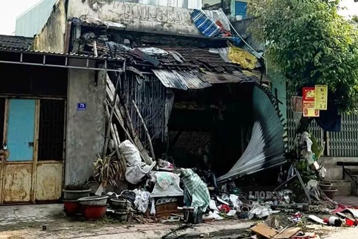 Căn nhà xảy ra vụ cháy khiến 1 người tử vong ở phường An Nhơn Đông, Gia Lai. Ảnh: Hoài Phương