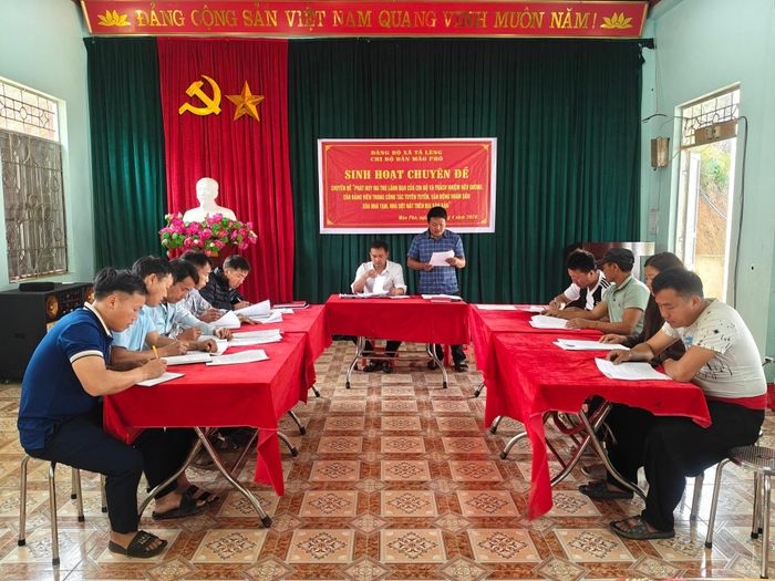 Việc đổi mới, nâng cao chất lượng sinh hoạt chi bộ góp phần nâng cao năng lực lãnh đạo, sức chiến đấu của tổ chức đảng, đảng viên.
