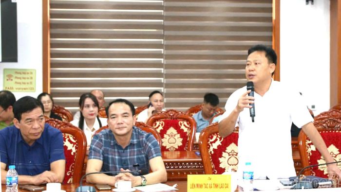 Lãnh đạo các sở, ngành, đơn vị trình bày các quy định hiện hành về sản xuất, kinh doanh lâm sản.