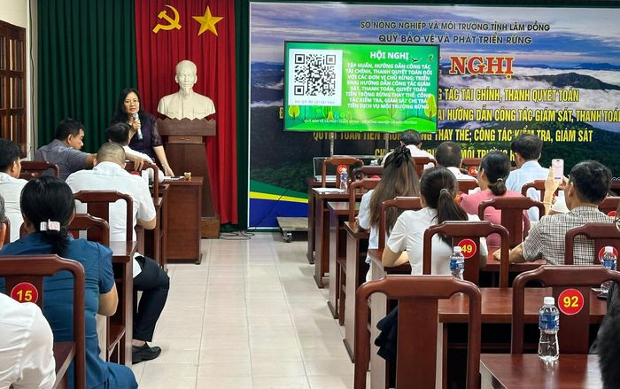 Cũng trong ngày 15/5, Quỹ Bảo vệ và Phát triển rừng tổ chức tập huấn các nội dung liên quan đến công tác tài chính, kiểm tra, giám sát... nhằm nâng cao chất lượng hoạt động của quỹ