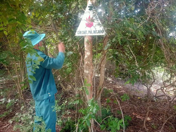 Cắm bảng cấm chặt phá, đốt rừng trên địa bàn tỉnh Lâm Đồng