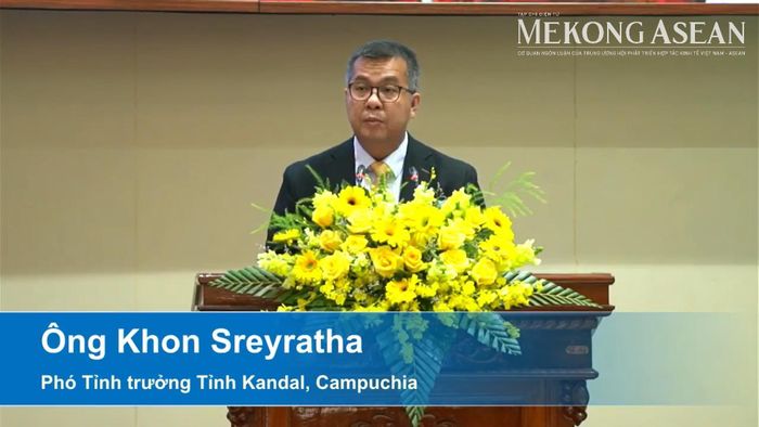 Phó Tỉnh trưởng Tỉnh Kandal Khon Sreyratha. Ảnh: Lê Hồng Nhung - Mekong ASEAN