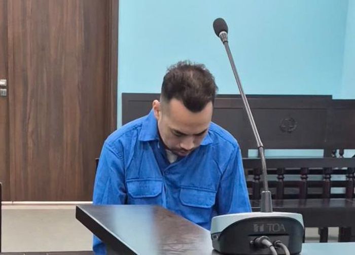 Bị cáo Tuyên tại phiên tòa.