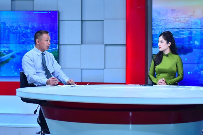 Luật sư Nguyễn Quang Ngọc trao đổi tại chương trình. Ảnh: Phan Anh