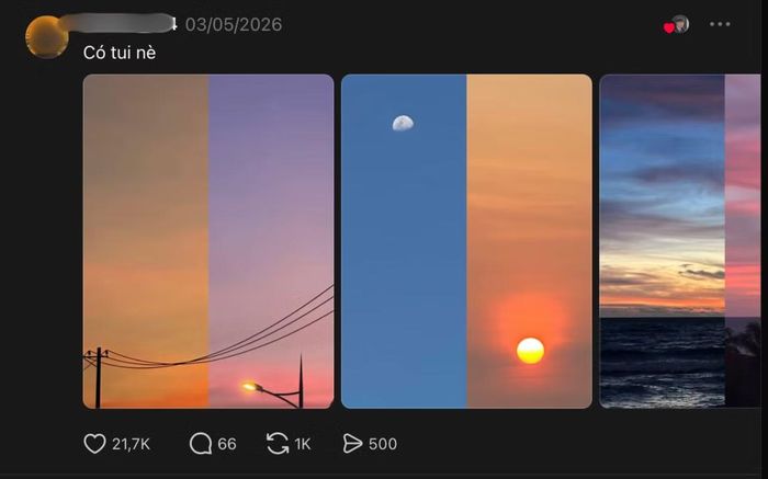  Thành quả "đu trend" với layout này được cư dân mạng chia sẻ trên nền tảng Threads. 