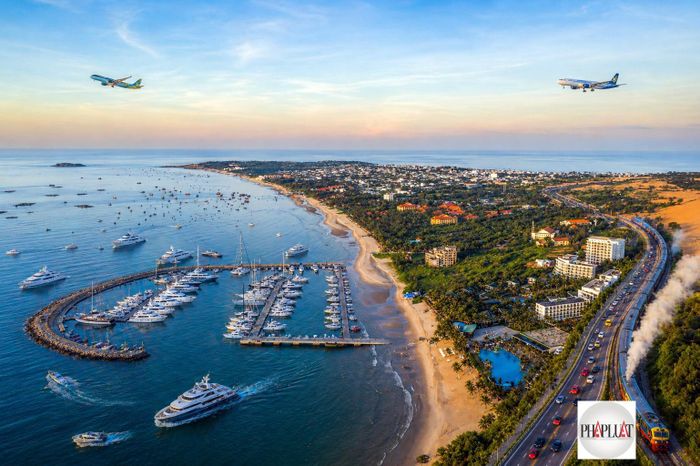  Phối cảnh đường xuống Mũi Né. 