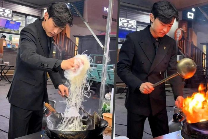  Hình ảnh được ví như "tổng tài" của Lu. 