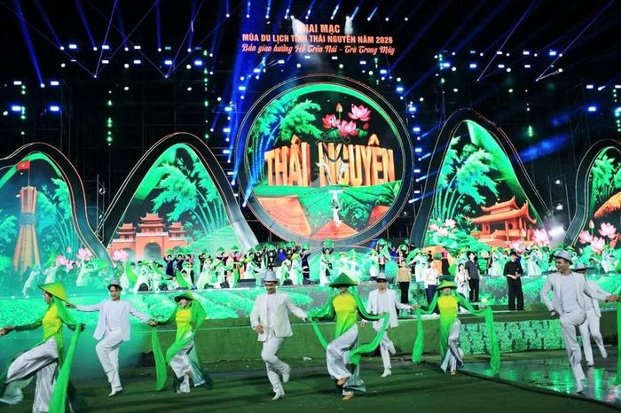Chương trình nghệ thuật khai mạc mùa du lịch Thái Nguyên năm 2026.