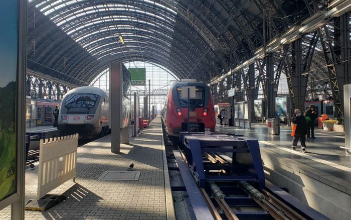 Dự án đường sắt tốc độ cao tại Đức. Ảnh: Vũ Điệp