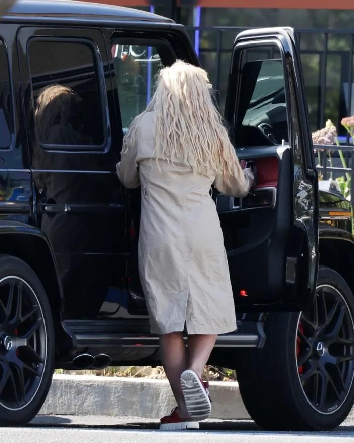 Britney Spears xuất hiện tại cửa hàng thú cưng. Ảnh: Page Six
