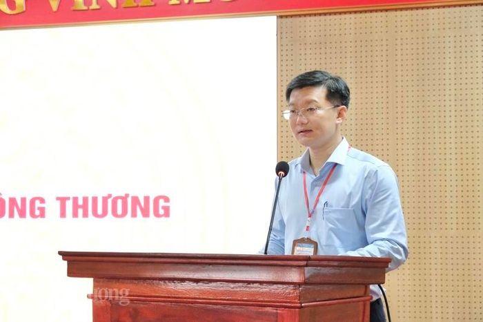 Ông Phạm Hữu Thành Hội, Chuyên viên chính Vụ Tổ chức cán bộ thông báo quy chế kỳ tuyển dụng.