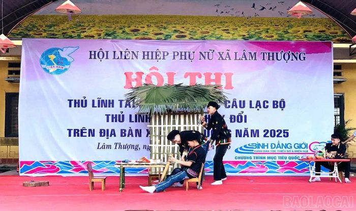Hội Liên hiệp Phụ nữ xã Lâm Thượng tổ chức Hội thi "Thủ lĩnh tài năng" giữa các câu lạc bộ "Thủ lĩnh của sự thay đổi" năm 2025.
