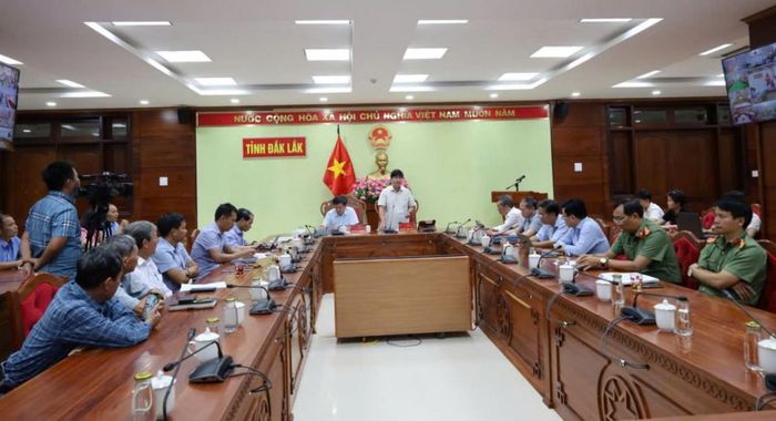 Điểm cầu UBND tỉnh Đắk Lắk.