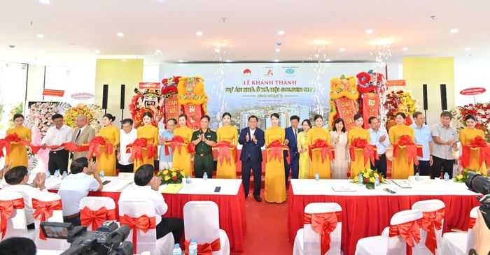 Giai đoạn 1 Dự án nhà ở xã hội Golden City được khánh thành ngày 16/5. (Ảnh: Bảo Linh)