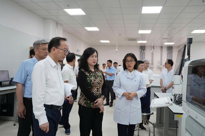 Nhiều thiết bị y tế hiện đại được trang bị, lắp đặt tại Cơ sở 2 Bệnh viện Nhi Trung ương.
